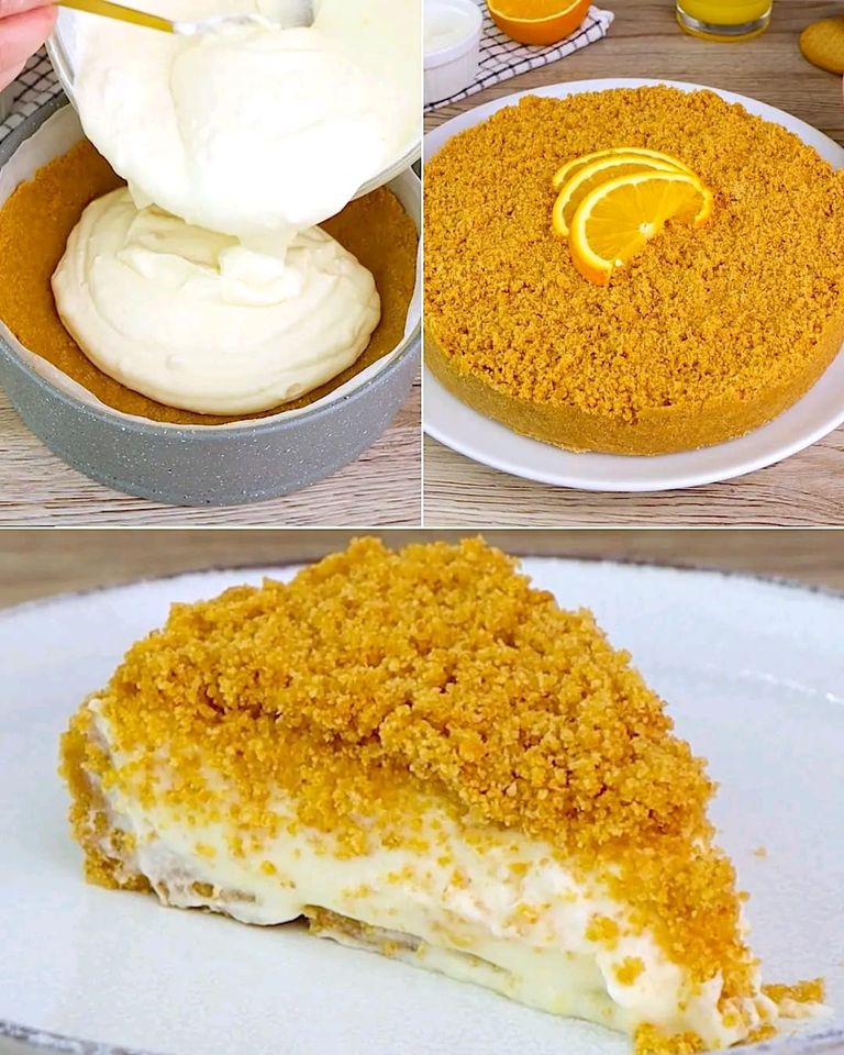 Ciasto pomarańczowe z kruszonką