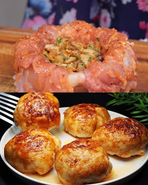 Faszerowane udka z kurczaka