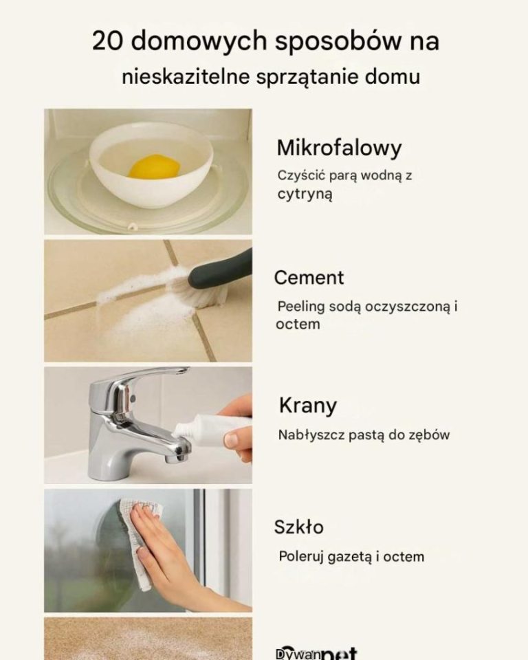 20 Domowych Sposobów na Nieskazitelne Sprzątanie Domu 🧹✨