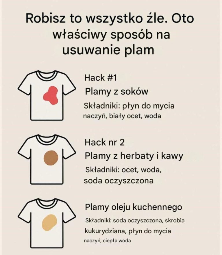 Robisz to wszystko źle. Oto właściwy sposób na usuwanie plam 🧼✨