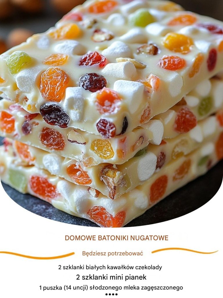 Domowe Batoniki Nugatowe o Smaku Żującym – Idealne Przysmaki dla Słodkościarzy