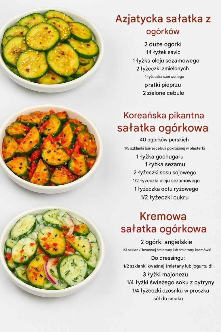 Kulinarna podróż przez świat: Trzy przepisy na sałatki ogórkowe
