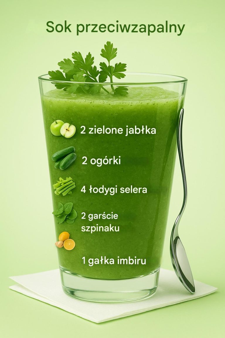 Przepis na sok przeciwzapalny przepis