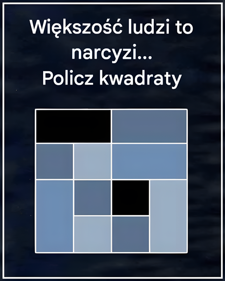Większość ludzi to narcyzi… Policz kwadraty