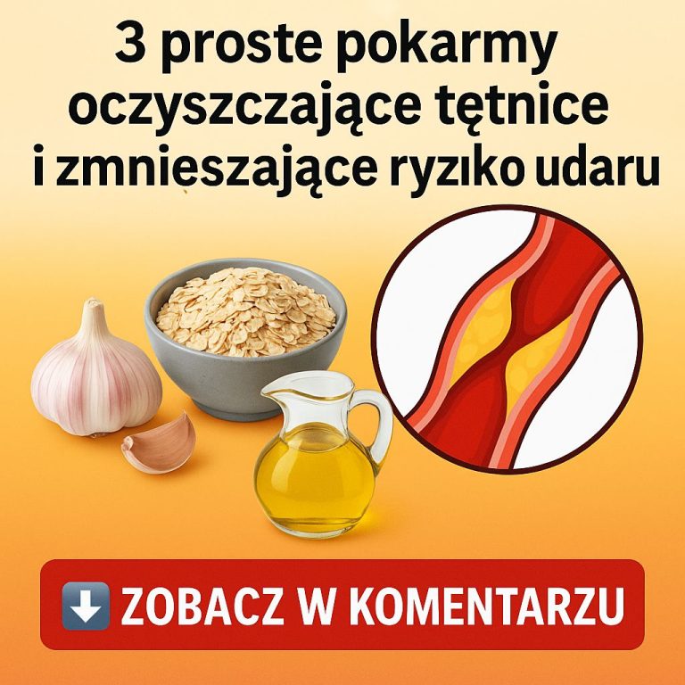 3 naturalne składniki, które oczyszczają tętnice i zmniejszają ryzyko udaru