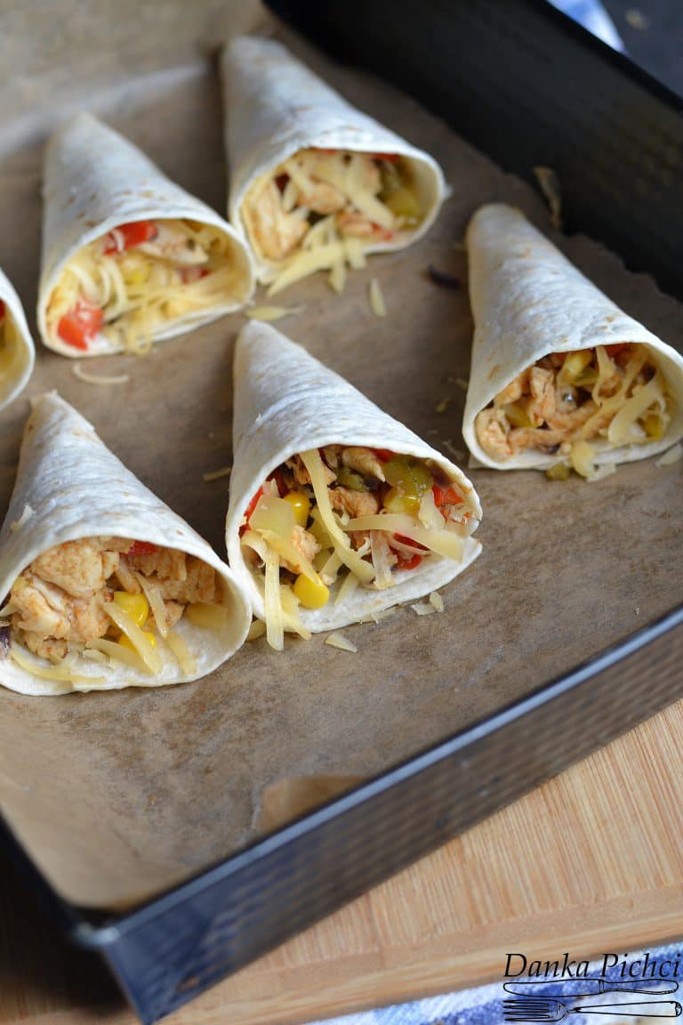 Zapiekane rożki z tortilli