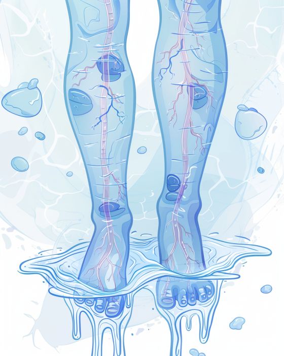 Kiedy piję wodę, moje nogi puchną. Co się dzieje?