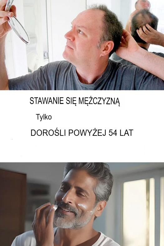 Badania pokazują, że mężczyźni osiągają dorosłość dopiero w wieku 54 lat