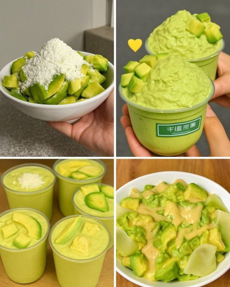 Słodki deser z awokado (wersja azjatycka)