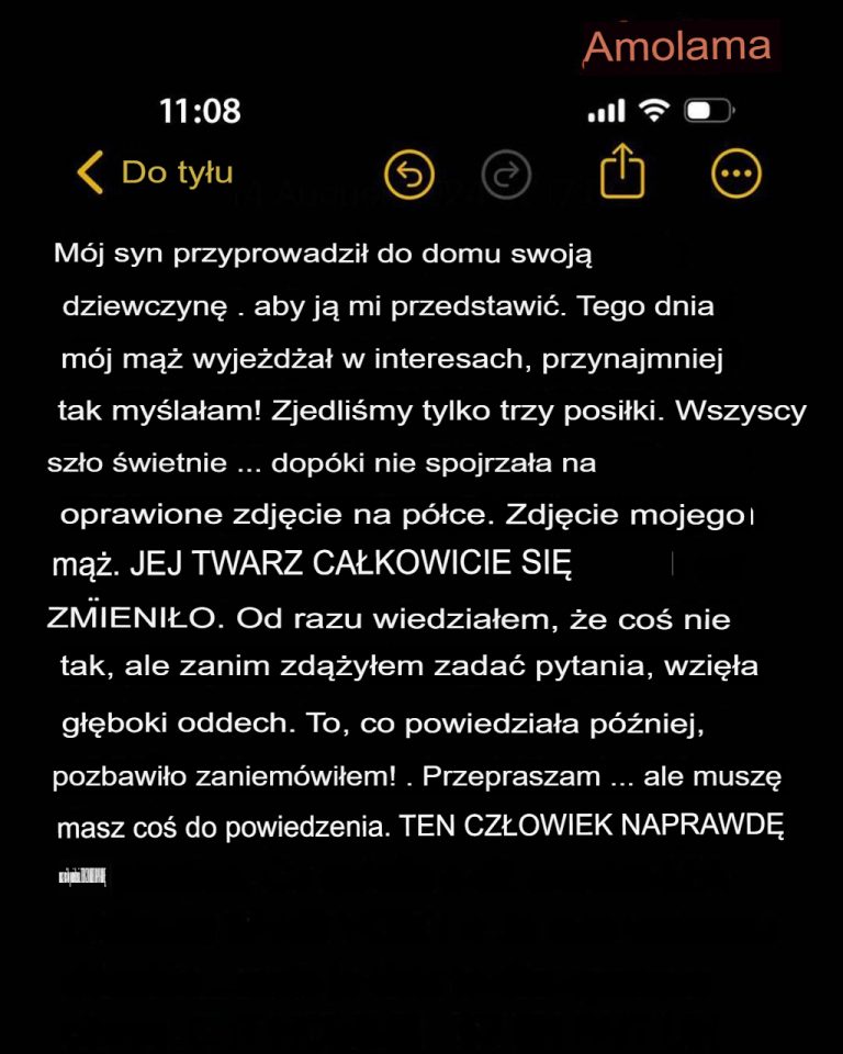 Nowa dziewczyna mojego syna wyznała, że ​​zna mojego męża od lat
