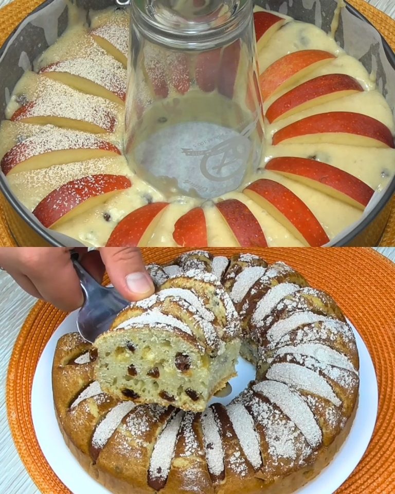 Przepis na ciasto jabłkowo-rodzynkowe