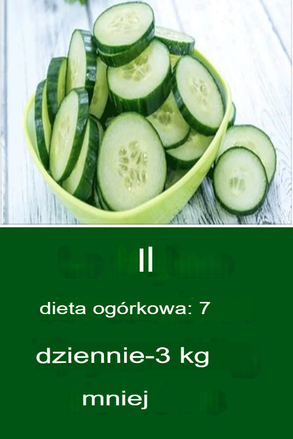 Dieta ogórkowa i jajeczna na utratę 4 kg w 1 tydzień