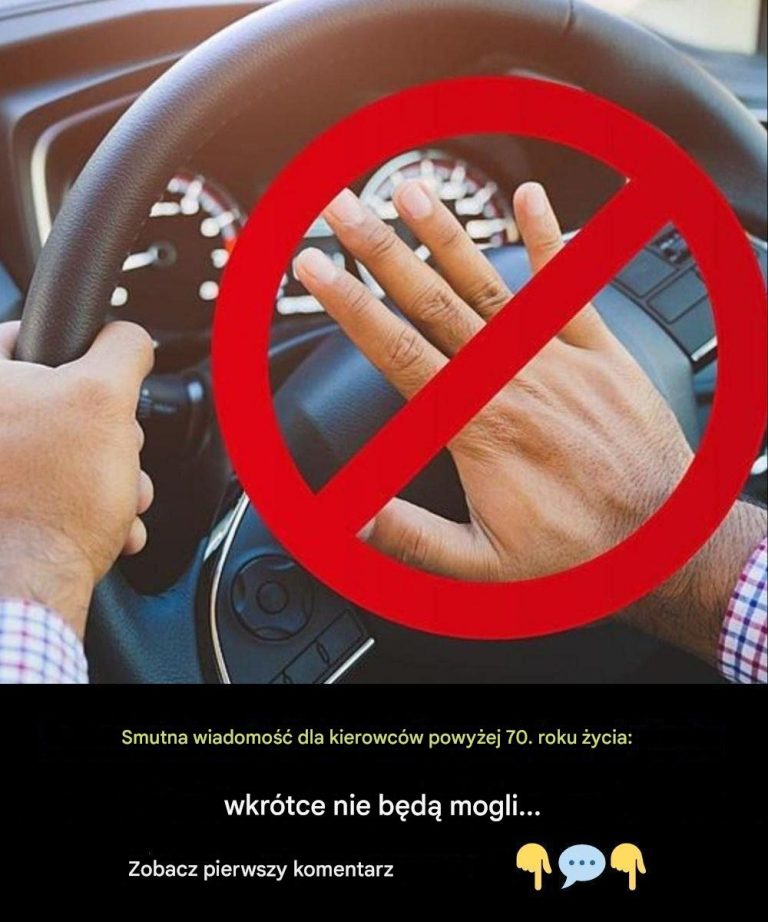 Smutna wiadomość dla kierowców powyżej 70. roku życia: wkrótce nie będą już mogli…