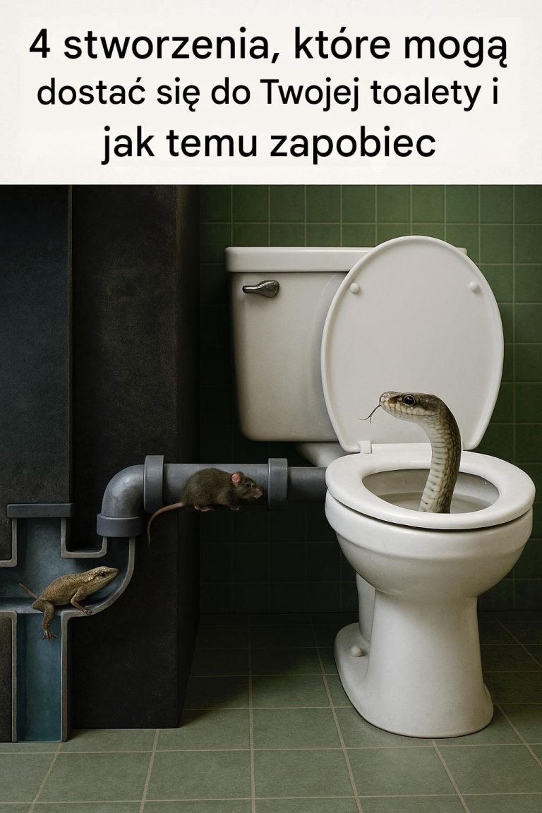 4 stworzenia, które mogą przeczołgać się przez odpływy w Twojej łazience