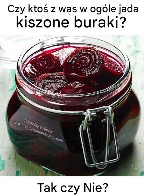 *Przepis na kiszone buraki*