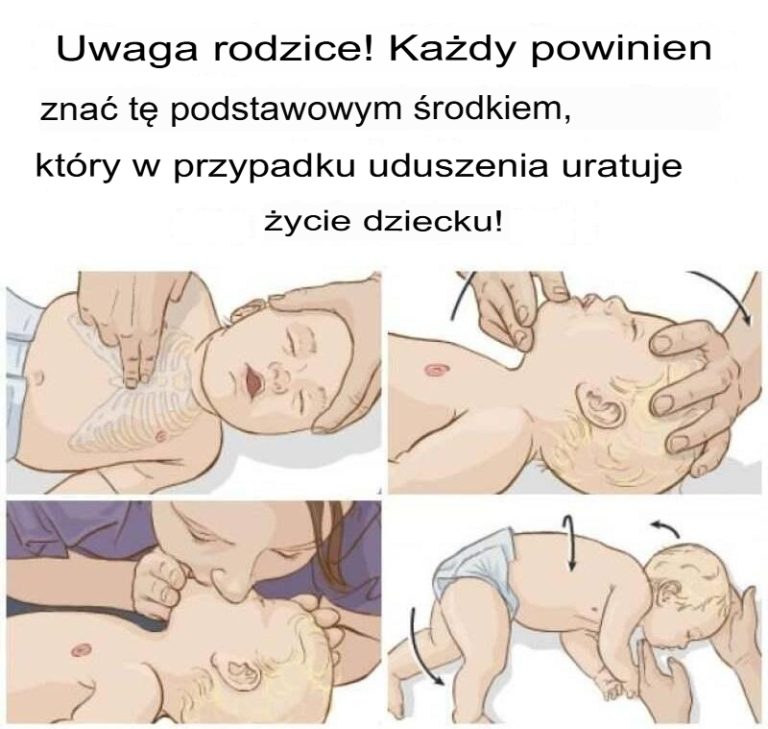 Uwaga dla rodziców! Każdy powinien znać ten podstawowy gest, który ratuje życie dziecka w przypadku zadławienia.