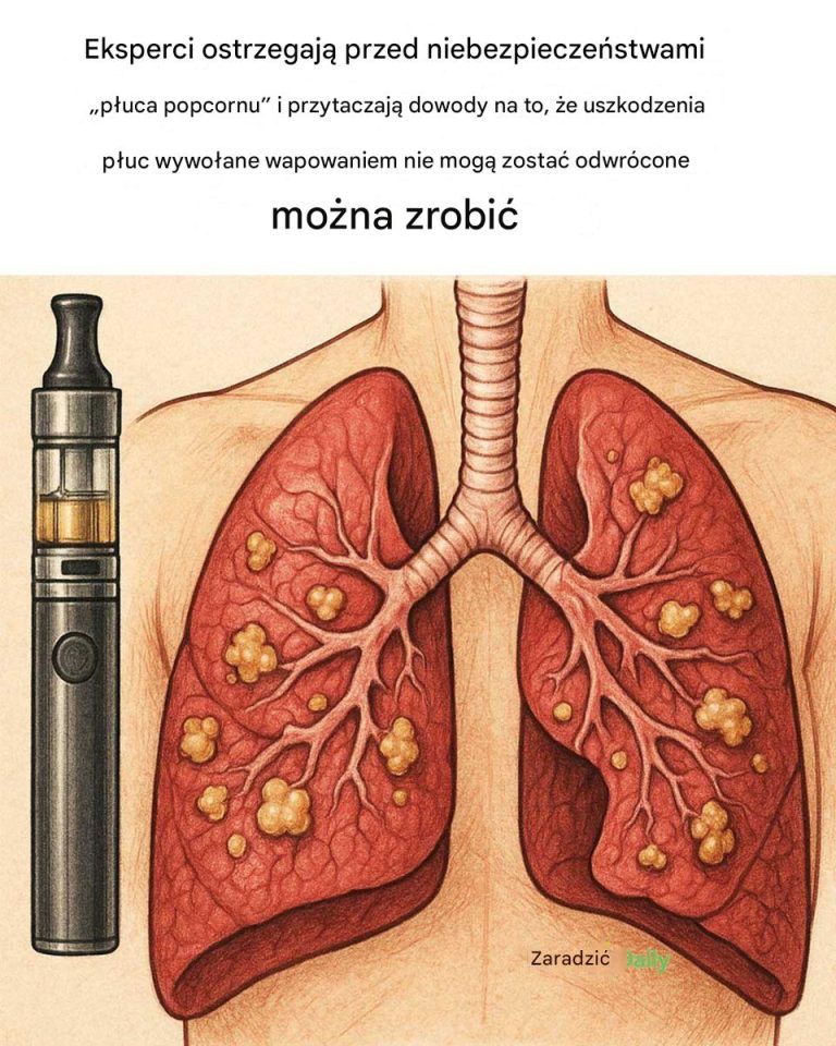 Eksperci ostrzegają przed niebezpieczeństwem „płuc popcornowych”, wskazując na dowody, że uszkodzeń płuc wywołanych wapowaniem nie można odwrócić.