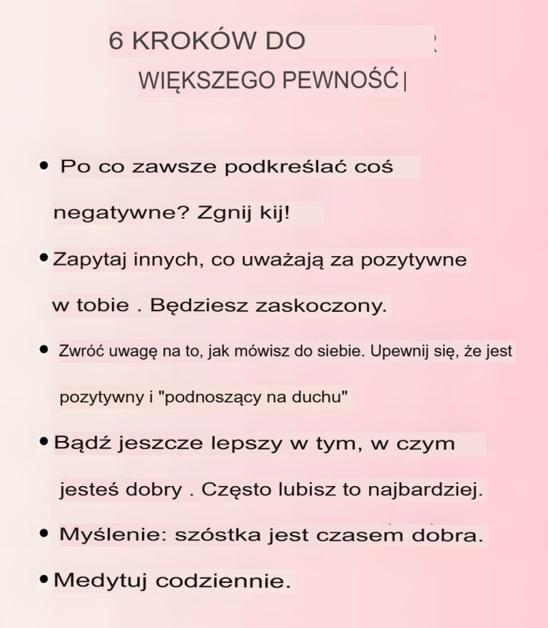Zwiększ swoją pewność siebie: odkryj moje 6 najlepszych wskazówek!