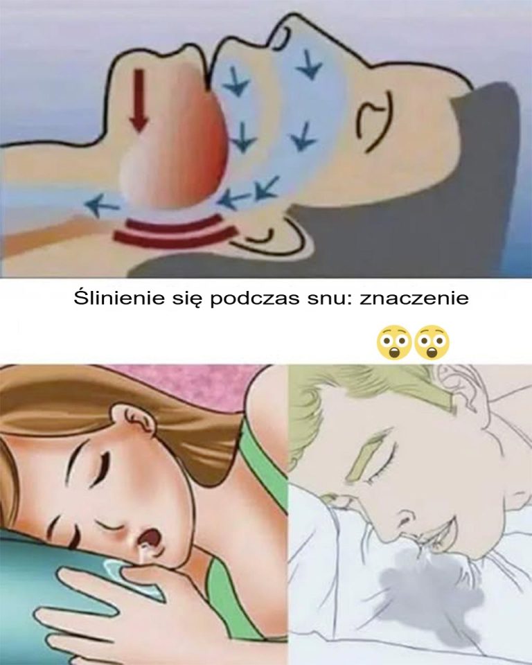 Jeśli ślinisz się podczas snu, może to oznaczać, że twoje ciało ci to mówi
