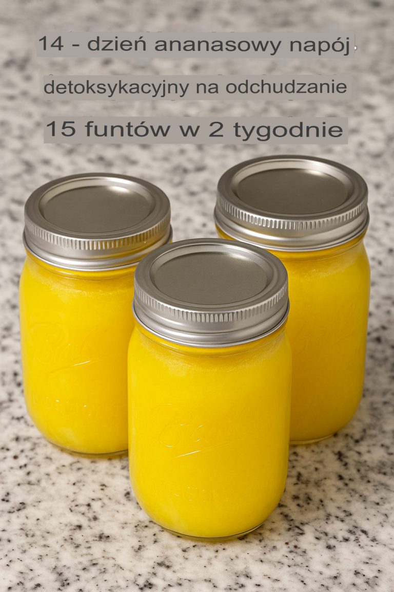 14-dniowy napój detoksykujący z ananasem: schudnij 15 funtów w 2 tygodnie!