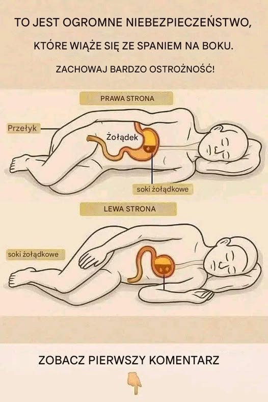 Czy śpisz na prawym boku? Poznaj wady spania w tej pozycji.