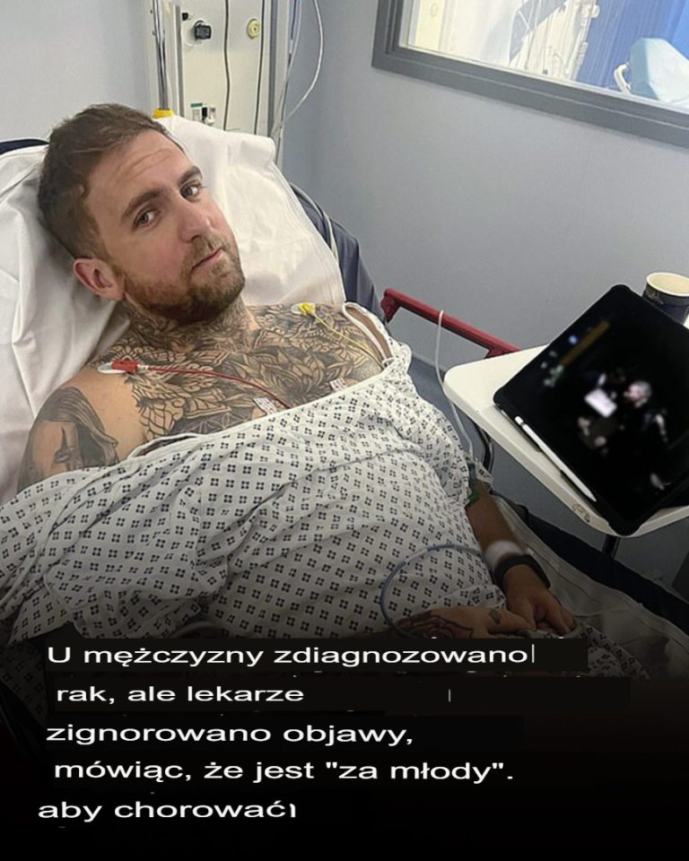 U mężczyzny zdiagnozowano raka po tym, jak lekarze zignorowali jego objawy i stwierdzili, że jest „za młody”, żeby być chorym