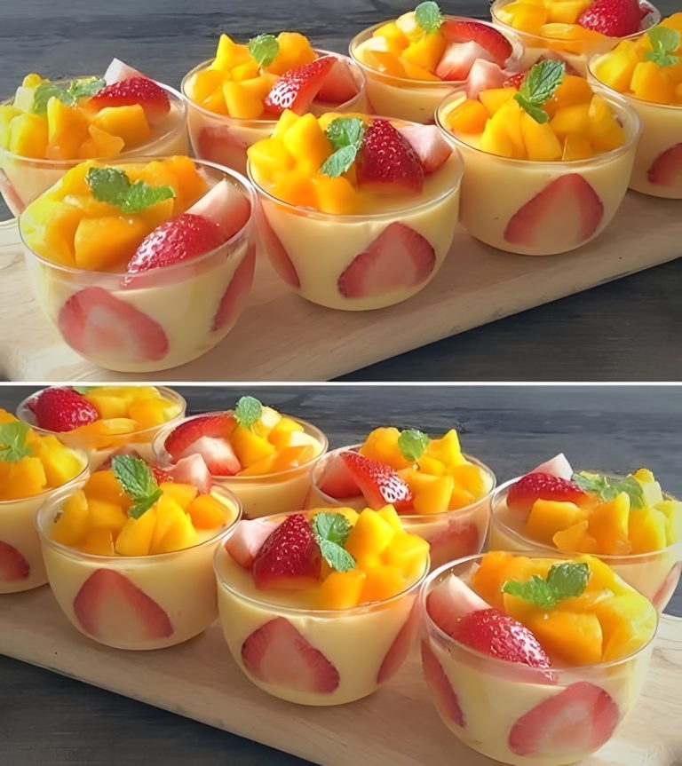 5-minutowy deser mango, o wiele lepszy niż lody