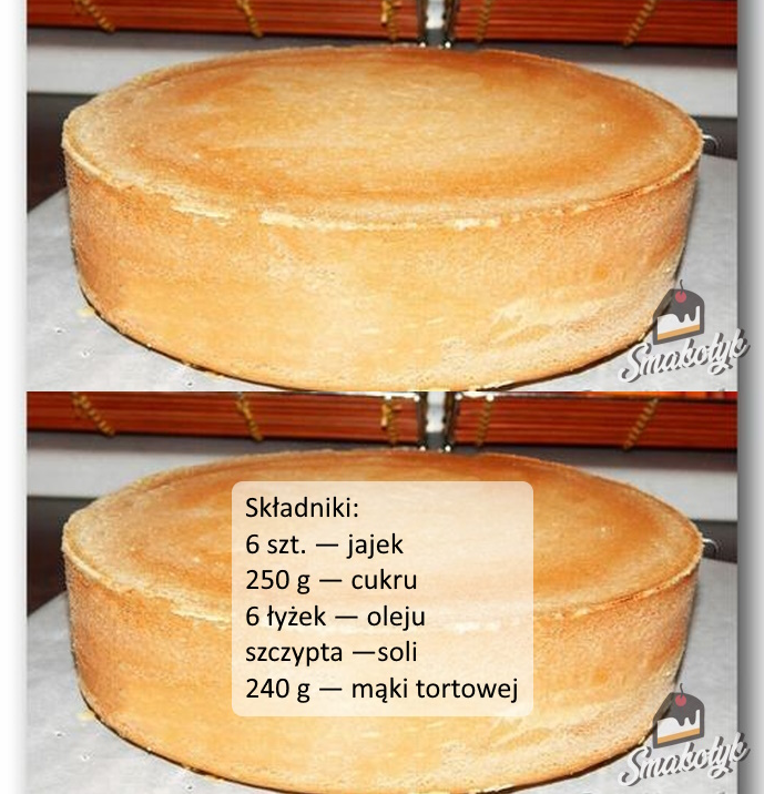 Najdoskonalszy biszkopt na tort do Renaty