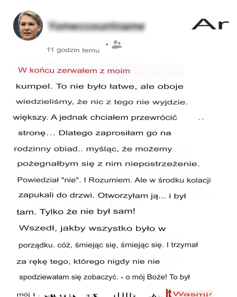 Zaprosiłem mojego byłego na Święto Dziękczynienia, żeby zachować pokój, ale przyprowadził gościa, który wstrząsnął moim światem