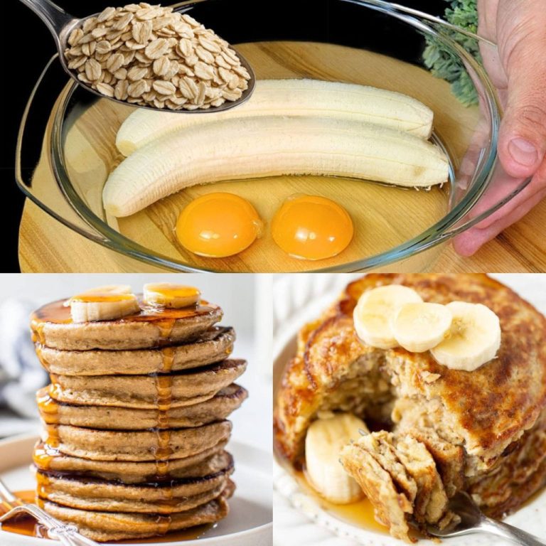 Wymieszaj płatki owsiane z bananami i jajkami! Deser bez pieczenia w 5 minut.
