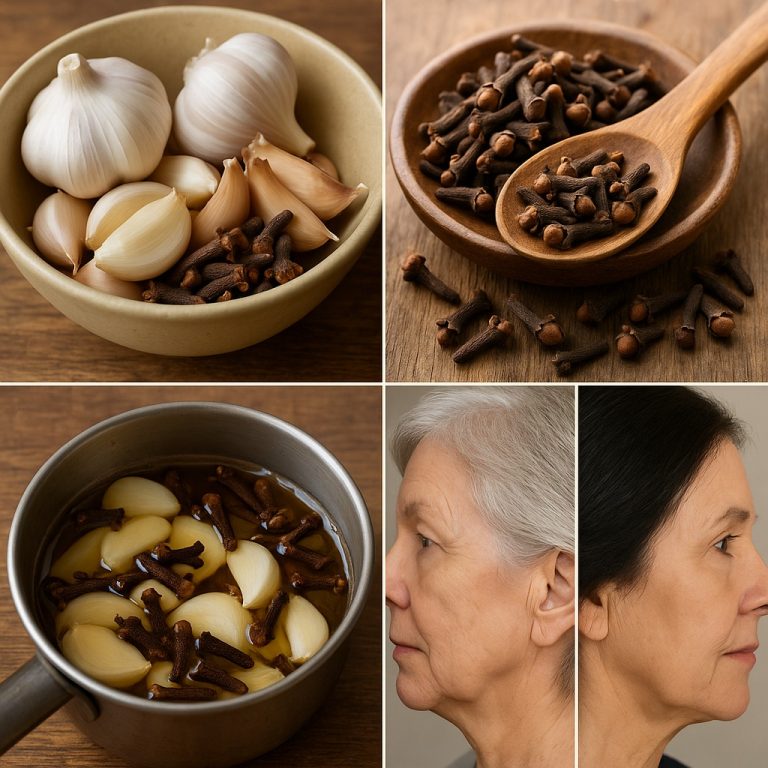 Naturalny sposób na ciemne włosy: goździki i czosnek