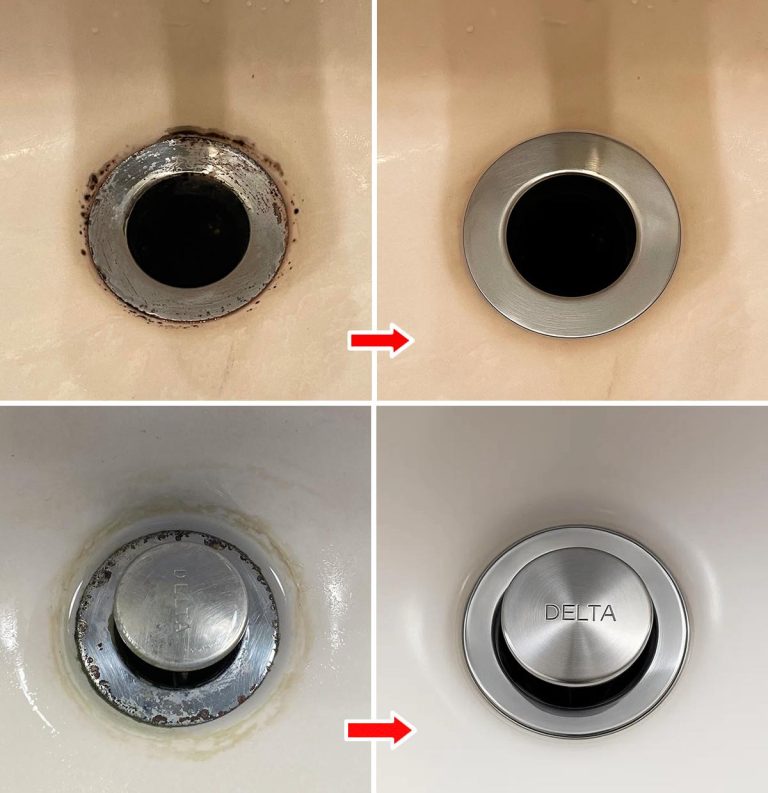 Jak usunąć ciemne kręgi wokół kranów