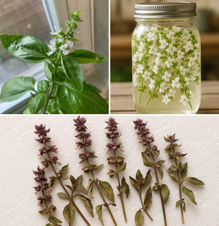 5 rzeczy, które możesz zrobić z kwiatami bazylii: nie wyrzucaj ich