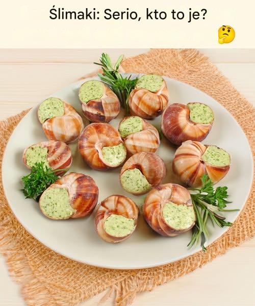 Ślimaki z masłem pietruszkowym – przepis tradycyjny