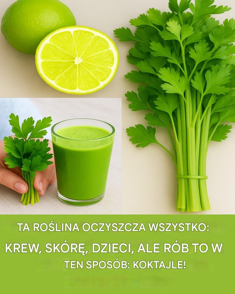 Koktajl z pietruszki, limonki i jarmużu: 60-sekundowy zielony eliksir, który może wypłukać toksyny, oczyścić skórę i obudzić zmęczone nerki