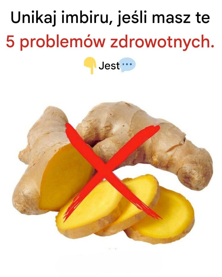 Unikaj imbiru, jeśli masz TE problemy zdrowotne