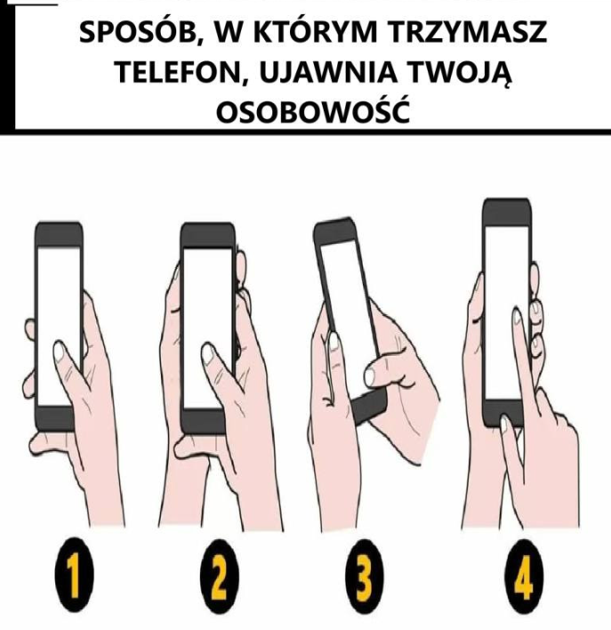 Test Poznaj Siebie: Sposób, w jaki trzymasz telefon, ujawnia ukryte cechy Twojej osobowości