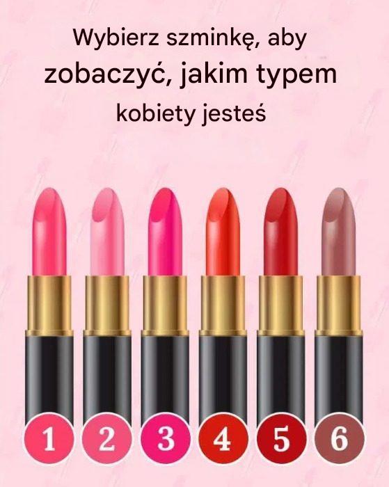 Wybierz szminkę i odkryj, jakim typem kobiety jesteś!