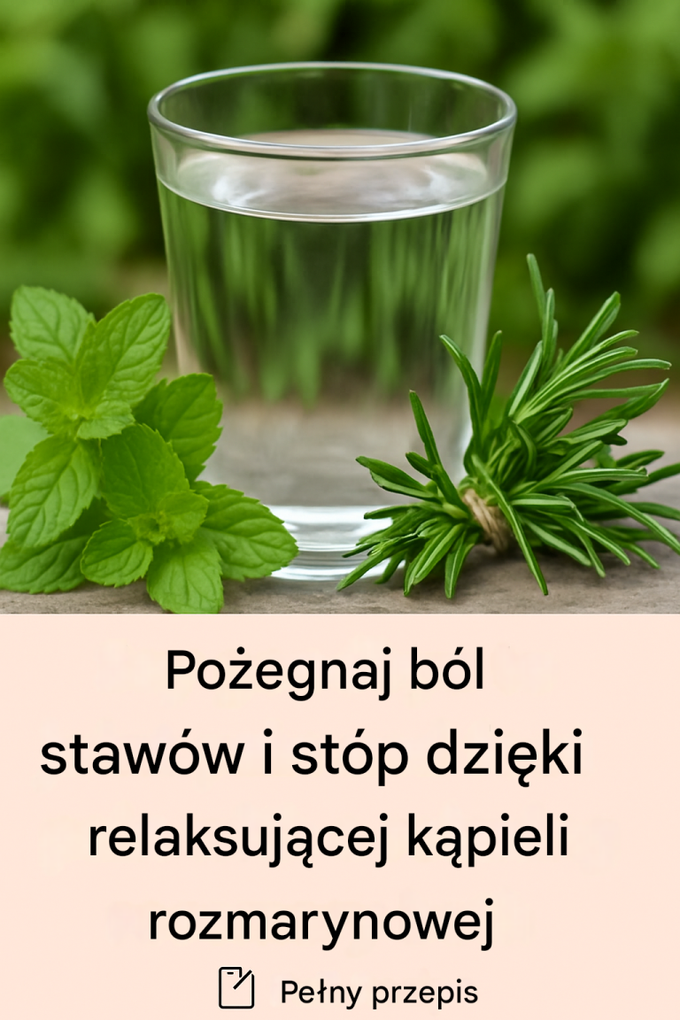 Pożegnaj ból stawów i stóp dzięki relaksującej kąpieli rozmarynowej